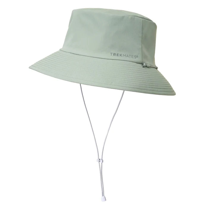 Trekmates Women's Ara Wide Brimmed Bucket Hat - Sage Green
