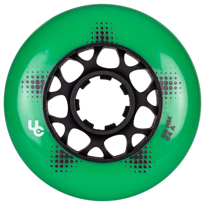 Undercover Team Pro 80mm 84A Green (4-Pack)