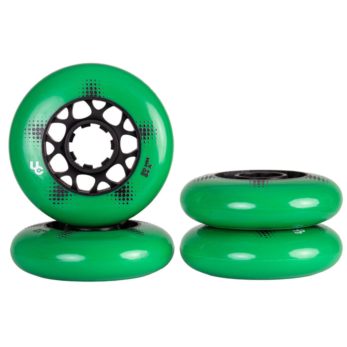 Undercover Team Pro 80mm 84A Green (4-Pack)