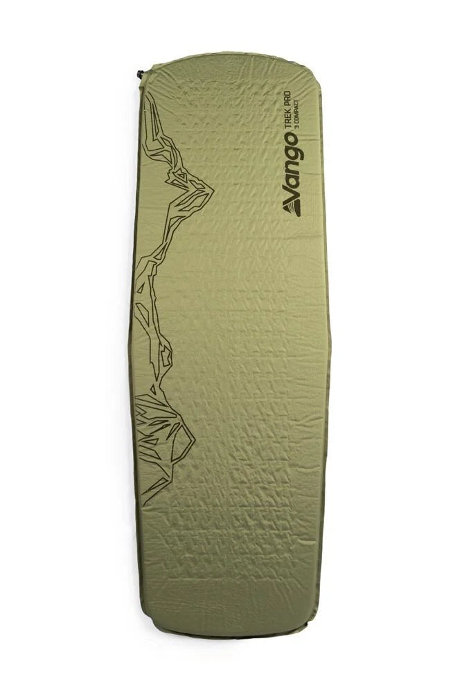 Vango Trek Pro 3 Compact Camping Mat - Light Olive