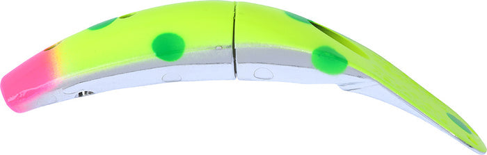 Yakima Bait Spin-N-Fish Rig - 3 Inch Chartreuse Monkey Pickles