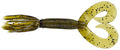 Gary Yamamoto Double Tail Hula Grub - 5 Inch Green Pumpkin Black
