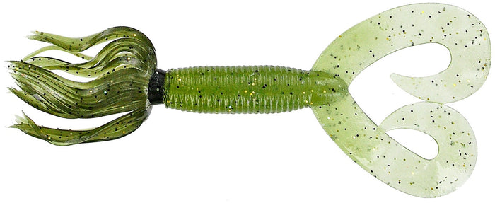 Gary Yamamoto Double Tail Hula Grub - 5 Inch - Baby Bass
