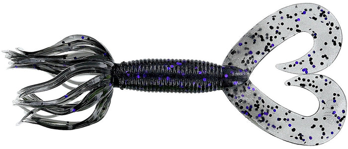 Smoke with Black & Purple Flake
