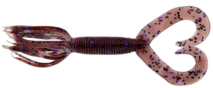 Cinnamon with Black & Purple Flake