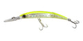 Yo-Zuri Crystal 3D Minnow Floating Jointed Deep Diver 5 1/4 inch Trolling Lure - Chartreuse