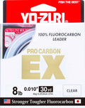 Yo-Zuri Pro Carbon EX Fluorocarbon Leader - 30 Yard Spools