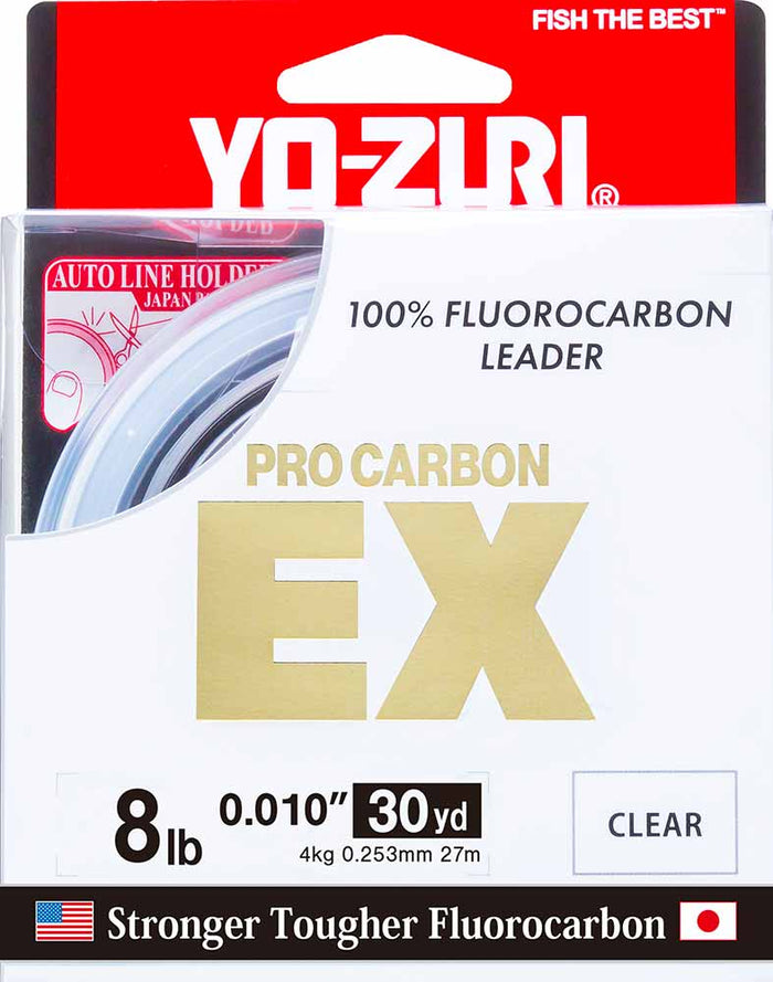 Yo-Zuri Pro Carbon EX Fluorocarbon Leader - 30 Yard Spools
