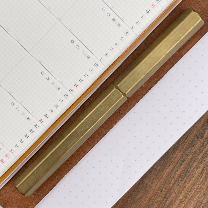 ystudio Classic Fountain Pen - Revolve Brass