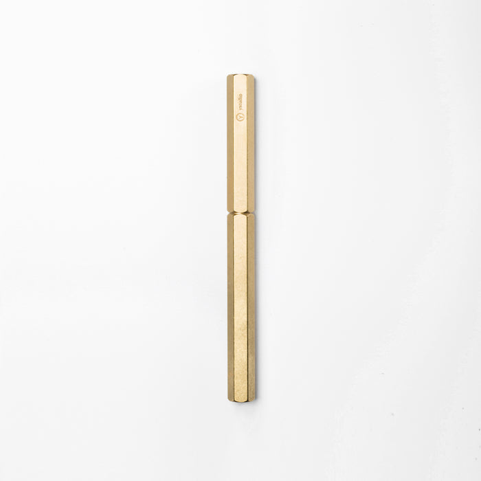 ystudio Classic Rollerball Pen - Brass | Atlas Stationers.