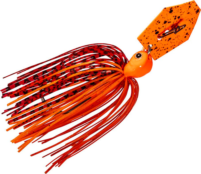 Z-Man ChatterBait Jack Hammer - 1/2 oz. - Fire Craw Orange Blade