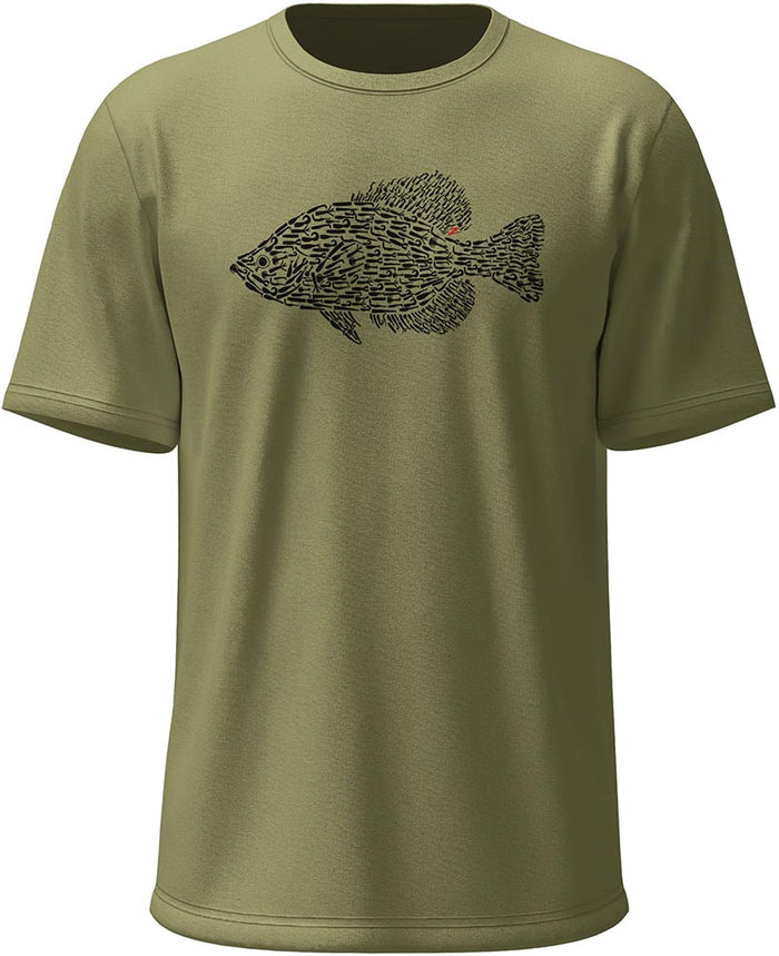 Z-Man Crappie BaitZ TeeZ - Army Green - Military Heather