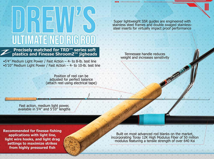 Z-Man Drew's Ultimate Ned Rig Rod