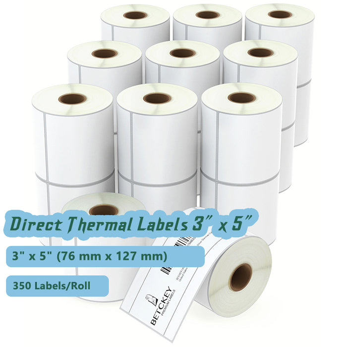 Zebra 3" x 5" Labels - 20 Rolls