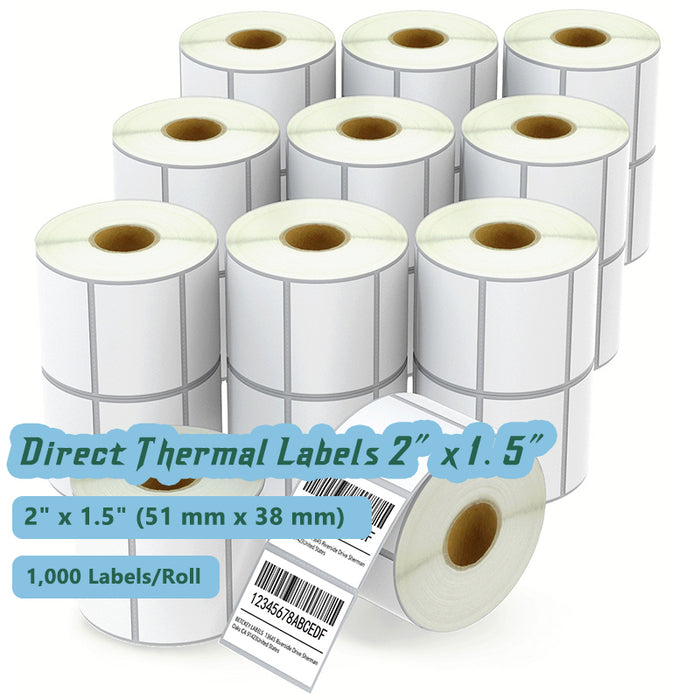 Zebra Direct Thermal Labels Shipping Labels